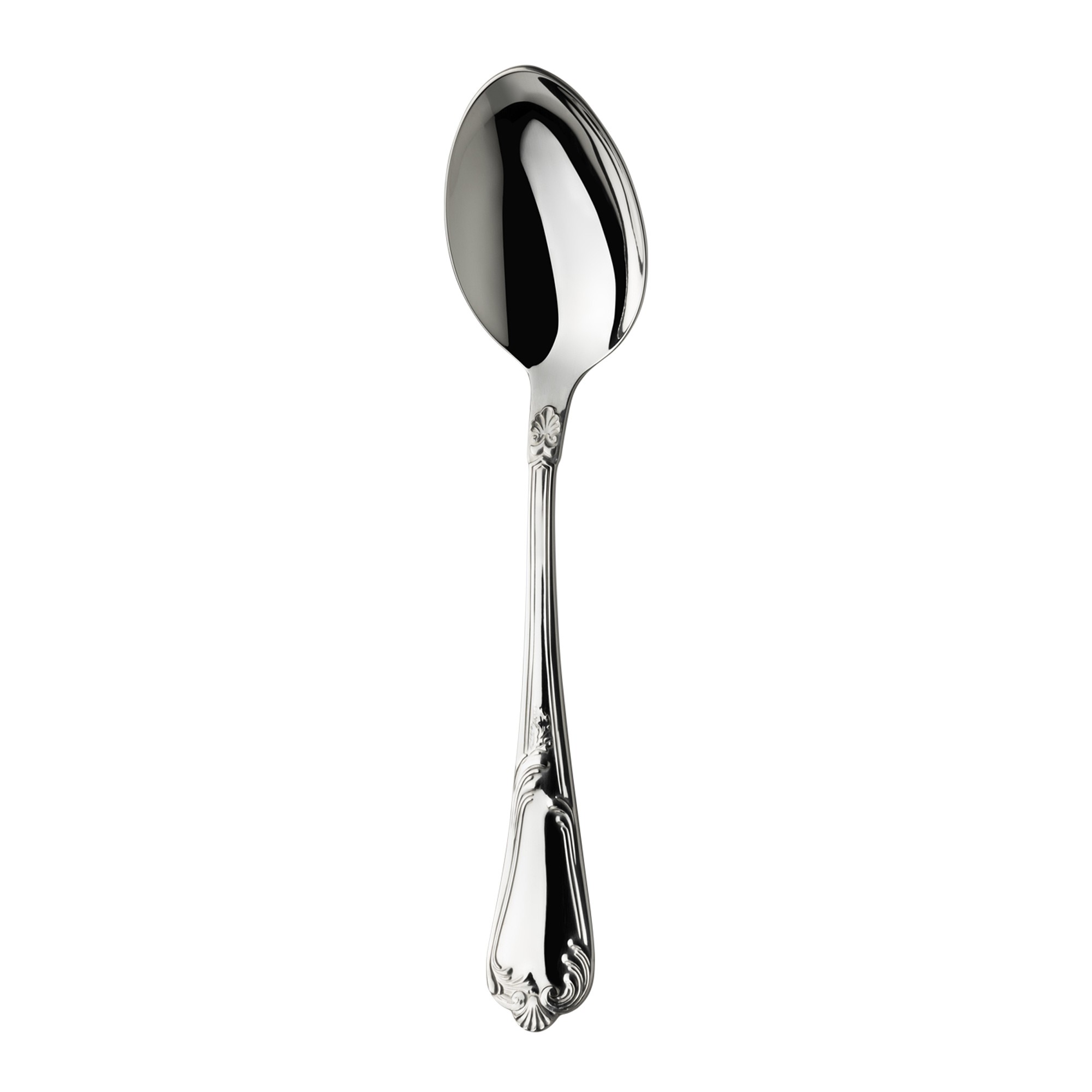 Silver mocha spoon - Barock